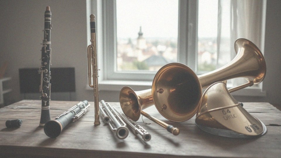 Jakie są różnice pomiędzy rodzajami instrumentów dętych?