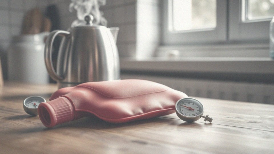 Dlaczego nie należy napełniać termoforu wrzącą wodą?